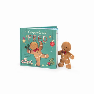 Jellycat Gingerbread Fred and Jolly Gingerbread Fred Original New Zealand | BERKG2475